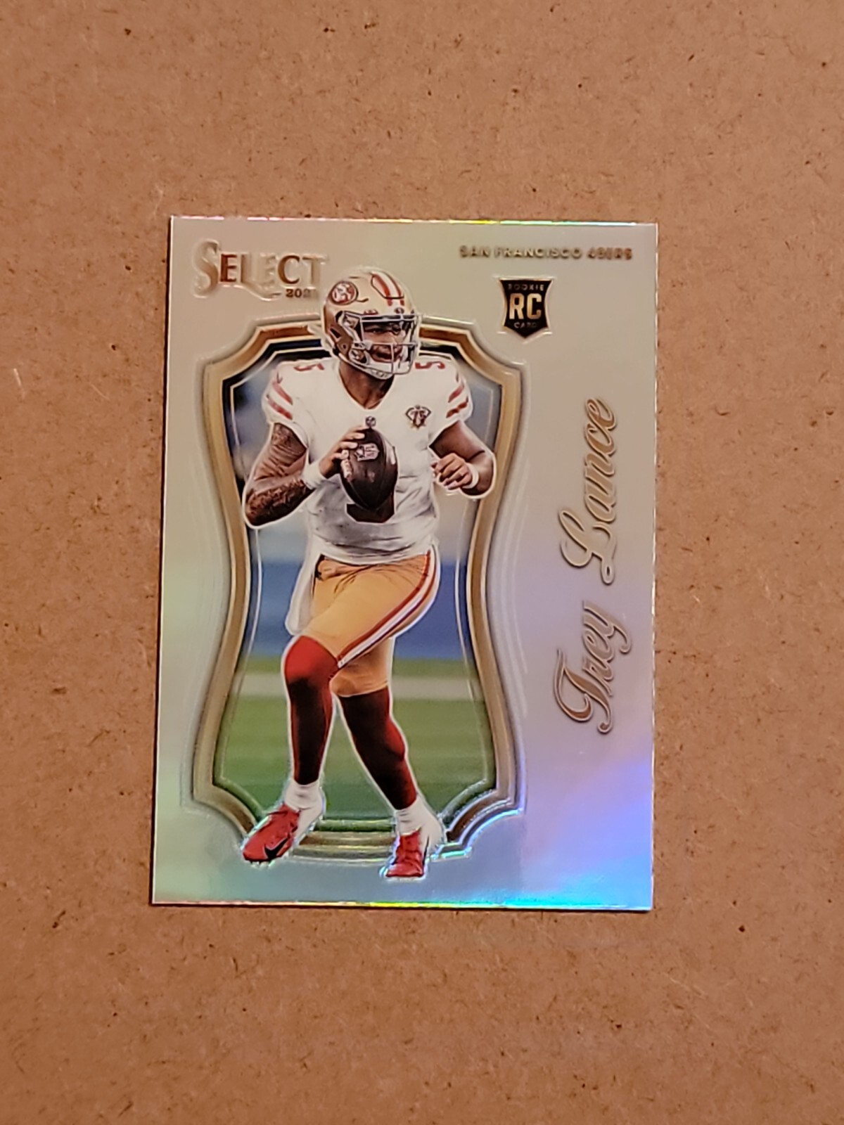 2021 Panini Select Certified Rookies Silver Prizm Trey Lance #SCR-3 Rookie RC