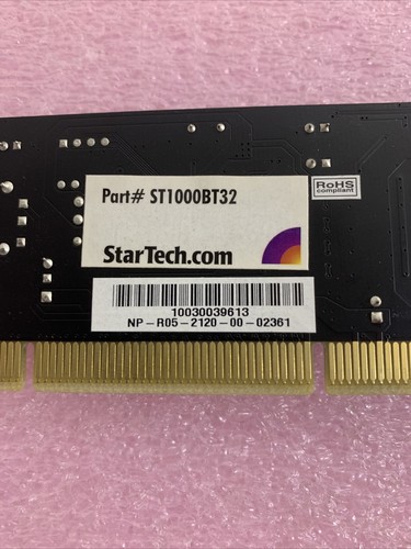 StarTech ST1000BT32 Gigabit Network Ethernet PCI Adapter - Picture 8 of 8