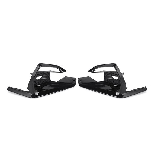 Front Bumper Lower Grille w/ Fog Light Covers For 2018-2022 Infiniti Q50 Sport - Picture 11 of 13