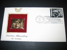 2003 Art Direction American Filmmaking Gold Replica Stamp Golden Cover