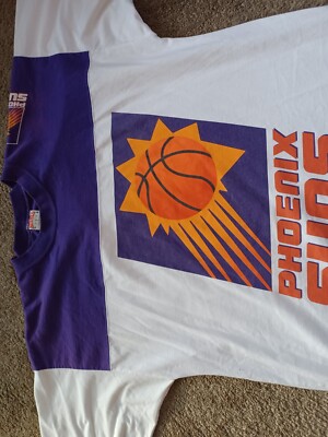 Vintage 90s Phoenix Suns Nutmeg Shirt NBA Basketball Size L Made