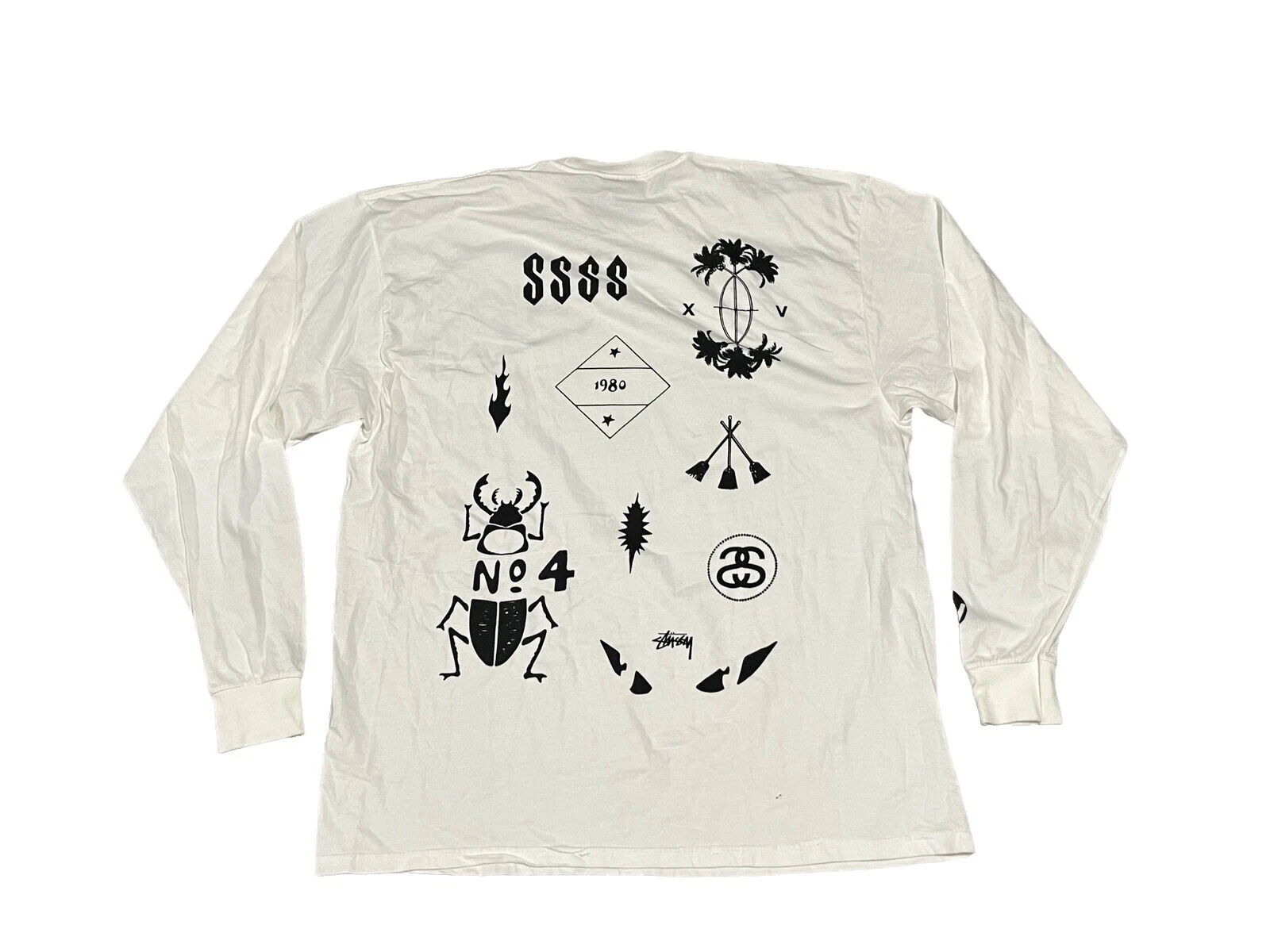 Мужские рубашки Stussy белые