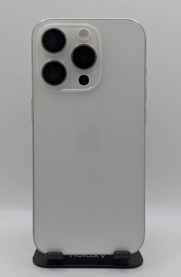Apple iPhone 15 Pro - 256 GB - White Titanium (Unlocked) (Good Condition). ~488~