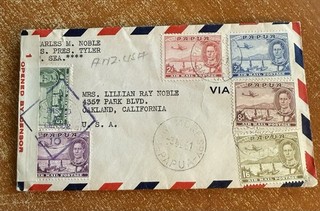 Nice Censored 1941 Papua New Guinea Cover With Letter!