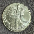 1999 Silver Eagle Coin Auction -  BU Gem!!