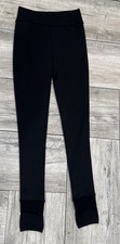 Cozy Plush Fleece Lined Legging Black Leggings Size Small