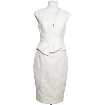 Ted Baker, Cocktailkleid, Größe: M, Weiß, Elasthan/Polyester, Einfarbig #DYc