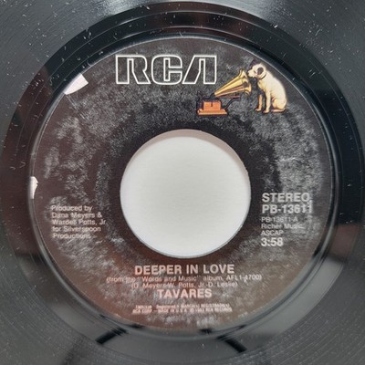 Tavares Deeper In / I Really 7'' 45rpm m- Vinyl Soul Record free sleeve