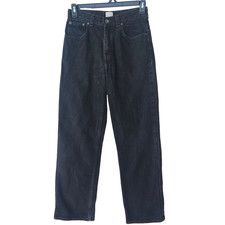 Canyon River Blues Straight Leg Mid- Rise Sz 18 27x30 Black Jeans