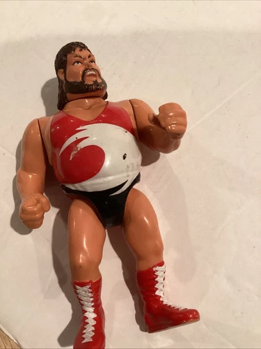 WWF Typhoon Hasbro Wrestling Action Figure In Working Condition