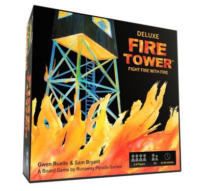 Deluxe Tower Board Game - Fight Fire in This Fast Paced, Competitive Strategy...