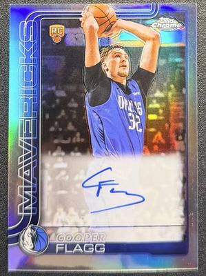 #ad 2025 2026 Cooper Flagg Topps Chrome Rookie Auto Refractor CHASER 1 40 👀 READ $35.00