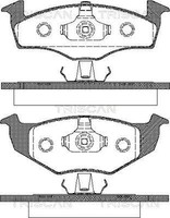 Triscan Bremsbelagsatz, Scheibenbremse 8110 29015 FüR VW