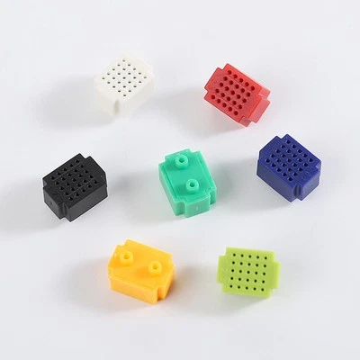 ZY 35 Stück Mini Breadboard mit 25 Bindepunkten zum Experimentieren und Testen