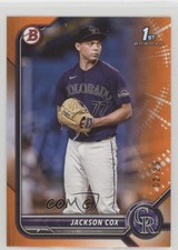 2022 Bowman Draft Orange 2/25 Jackson Cox #BD-174 1lj1