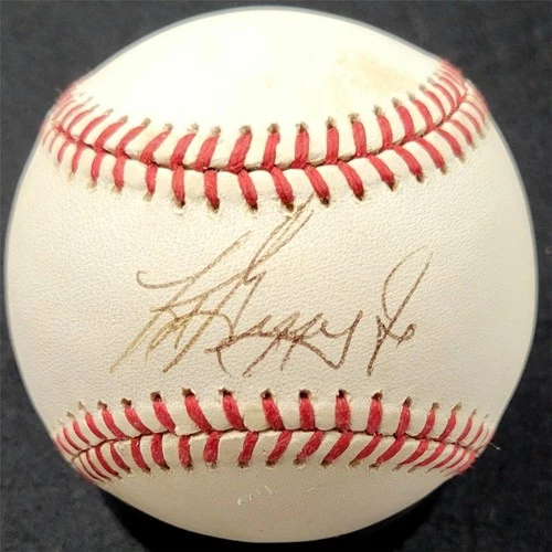 Ken Griffey Jr. signed American League AL Baseball autograph ~ PSA Sticker