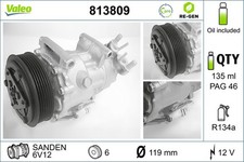 Kompressor Klimaanlage VALEO RE-GEN - AT 813809 +102.34€ Pfand 12V für C3 FIAT 1
