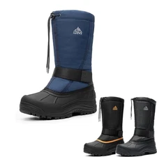 Men's Winter Warm Snow Tall Boots Waterproof Outdoor Insulated Hiking Shoes US