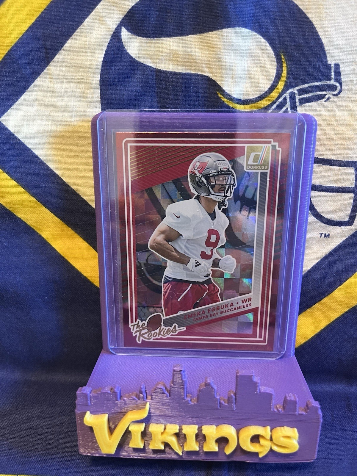 2025 Panini Donruss - Emeka Egbuka The Rookies #31 Tampa Bay Buccaneers