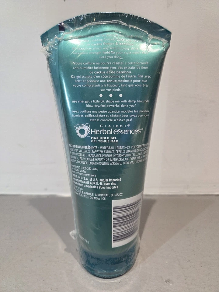 New Herbal Essences Set Me Up Hair Gel Lily Bliss Fragrance Level 3 Max 6 Oz - Image 3 of 4