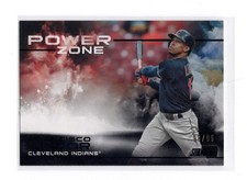 2019 Stadium Club Francisco Lindor Power Zone Foil Black /99 - #PZ-11