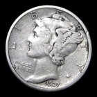1927-D Mercury Dime Silver ---- Nice Coin ---- #KK612