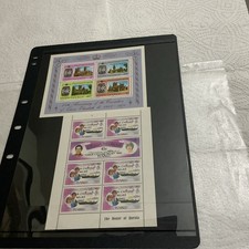 Tuvalu X 2 Mini Fogli Francobolli MNH