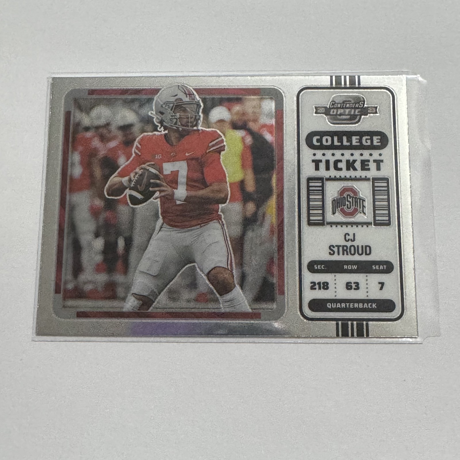 2023 Panini Chronicles Draft Picks #2 C.J. Stroud Contenders Optic