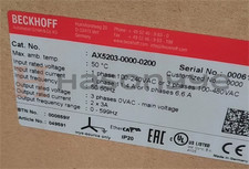 New In Box BECKHOFF AX5203-0000-0200 servo Drive Fast Ship