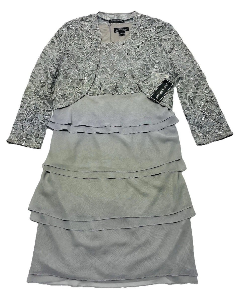 sachin and babi light blue dress New Collection ✨✨ Jessica Howard Plus Size Chiffon Tie-Waist Ruffle-Trim  MIDI Dress Size 20W US . . . #libraboutiquebr #dress #Summer2026  #newcollectıon2026 main image 0