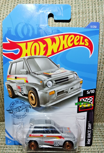 Hot Wheels HW Race Day 5/10 2020 Argento '85 Honda City Turbo II Auto 11/250 GHC51 - Foto 2 di 15
