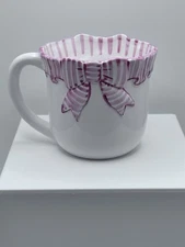 Vintage The Haldon Group Pink Ribbon Tea Cup/Mug 1989 