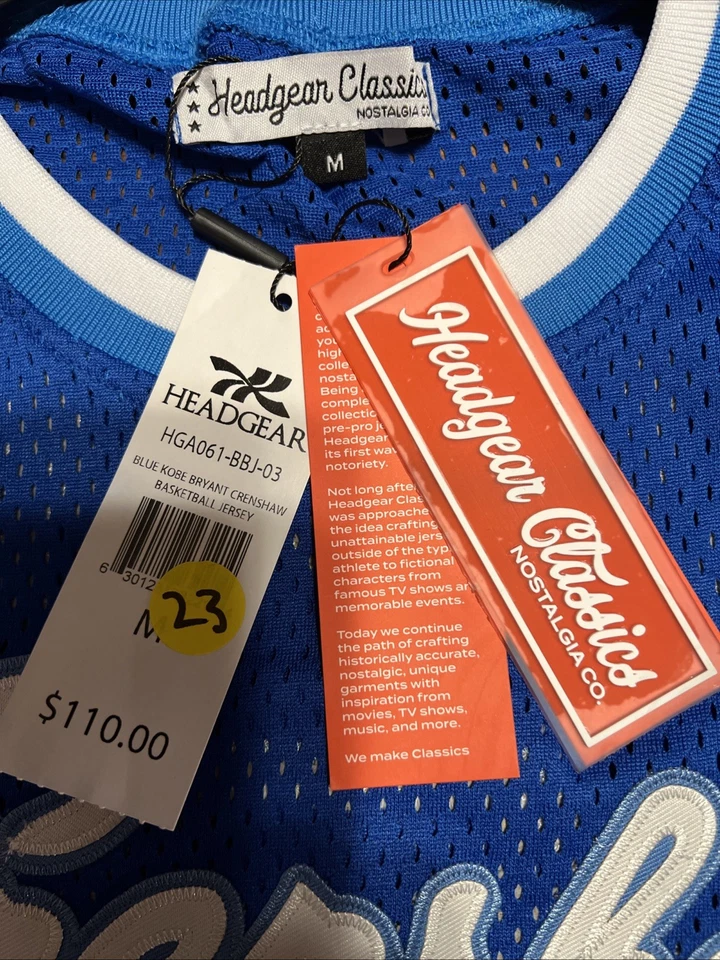 Kobe Bryant #8 Headgear Classics Crenshaw NBA Basketball Jersey ( Mens Medium) - Image 3 of 4