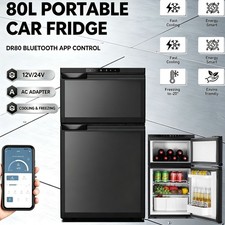 83QT/80L Car Fridge Freezer Portable Refrigerator 12V Camping Truck APP Control