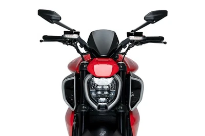 Puig New Generation Sport Plus pour Ducati DIAVEL V4 Noir mat - Photo 1/4
