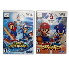 Sega Mario & Sonic at the Olympic Games & Winter Olympic Nintendo Wii Both CIB’s