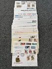 Job Lot of 48 UK GB First Day Covers & Covers FDC's 1981 - 1990 Lot #A5