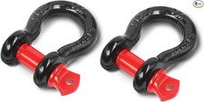 1/2" D Ring Shackle 12 Ton (26,455 lbs) Maximum Break Strength with 1/2 Inch 8