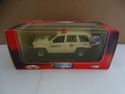 Majorette Jeep Grand Cherokee shériff, échelle 1:24 neuf, made in France - Photo 1/4