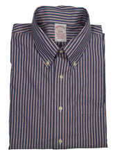 Brooks Brothers Traditional The Original Polo Shirt 16-35 Non-IronStretch Stripe