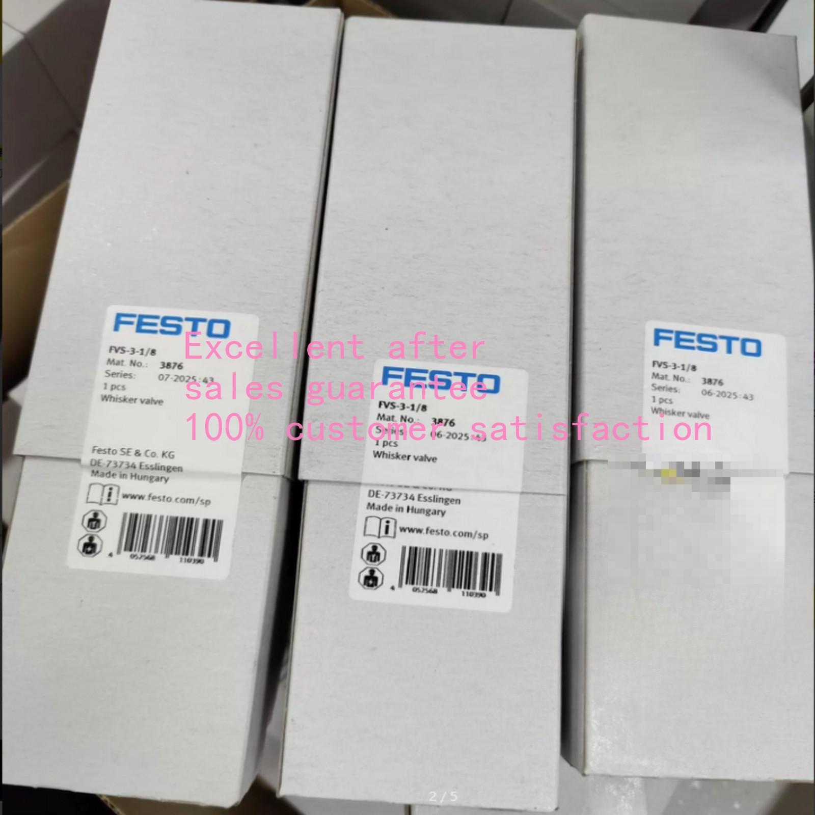 1PCS NEW FESTO Spring Contact Valve FVS-3-1/8 3876 Freight Free