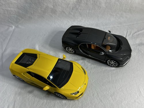 Bugatti Chiron Sport, Lamborghini Huracan LP 610-4 Diecast Car 1/24 - Picture 2 of 13