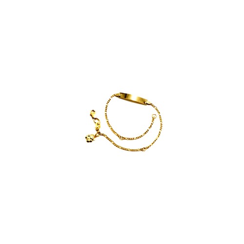 Fine ID anklet 8" Petite Women Teens Girls length Genuine 1/20 Gold Filled 14K - Picture 6 of 6