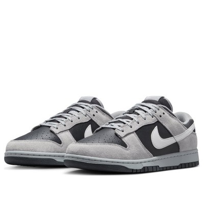 Nike Dunk Low HV2532-001 Sneakers Men 7 Light Smoke Gray Leather Lifestyle Shoes