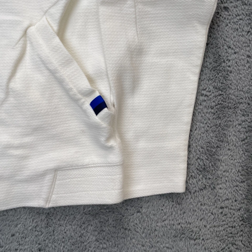 RF Nike Roger Federer Jacket Mens Medium White Sweater Tennis Track Full Zip  - Image 4 of 4