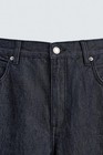 NWT ZARA Mens Sz 34 Indigo Flare Jeans X Harry Lambert Mickey Patches Disney — photo 3