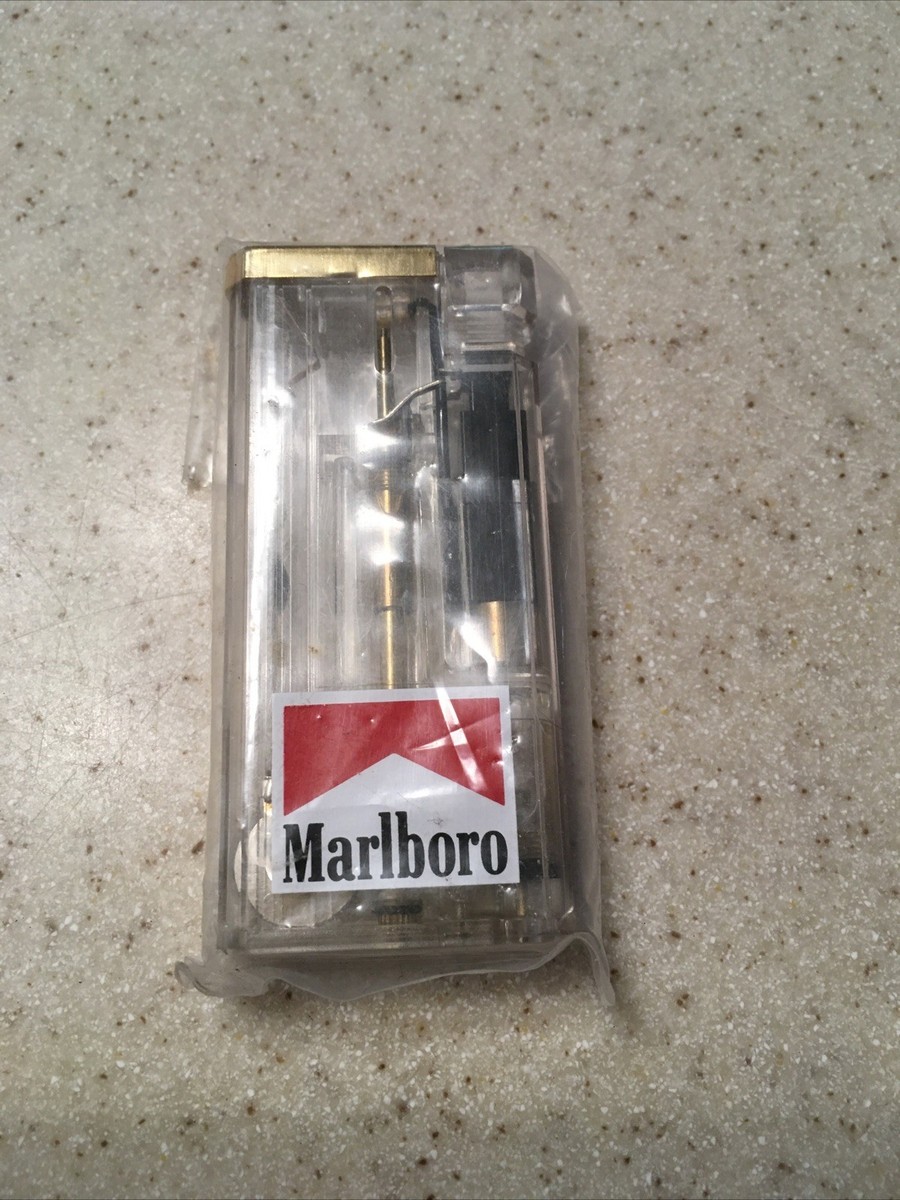 vintage marlboro cigarette lighter Unique Very Rare Mini Petrol Metal With Key Chain Pack New Collectible Vintage Marlboro Lighter for Sale