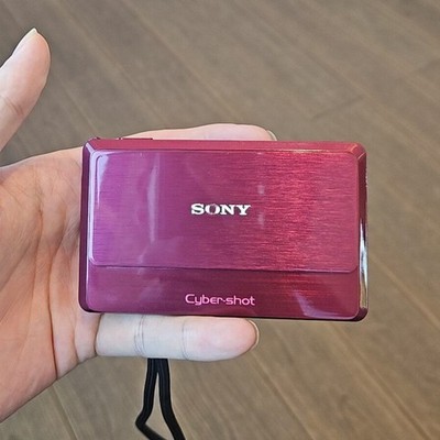 Sony Cyber-shot DSC-TX7/TX7C CCD Digital Camera 10.2 MP 4x Optical Zoom Red