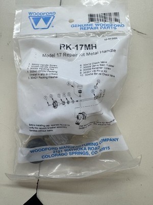 Genuine Woodford RK-17MH 17-Metal Handle Repair Kit 7 Pc.
