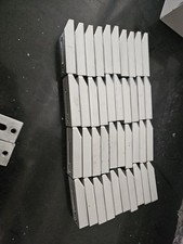 46  Serrated End Clamps 2.5" x1" x .5"Machine Tool Set Up Hold Down USED